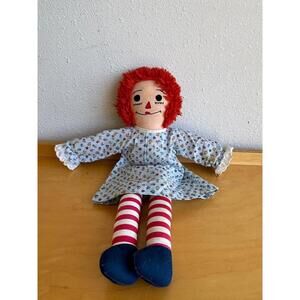 Raggedy Ann Doll vintage personalized 16"